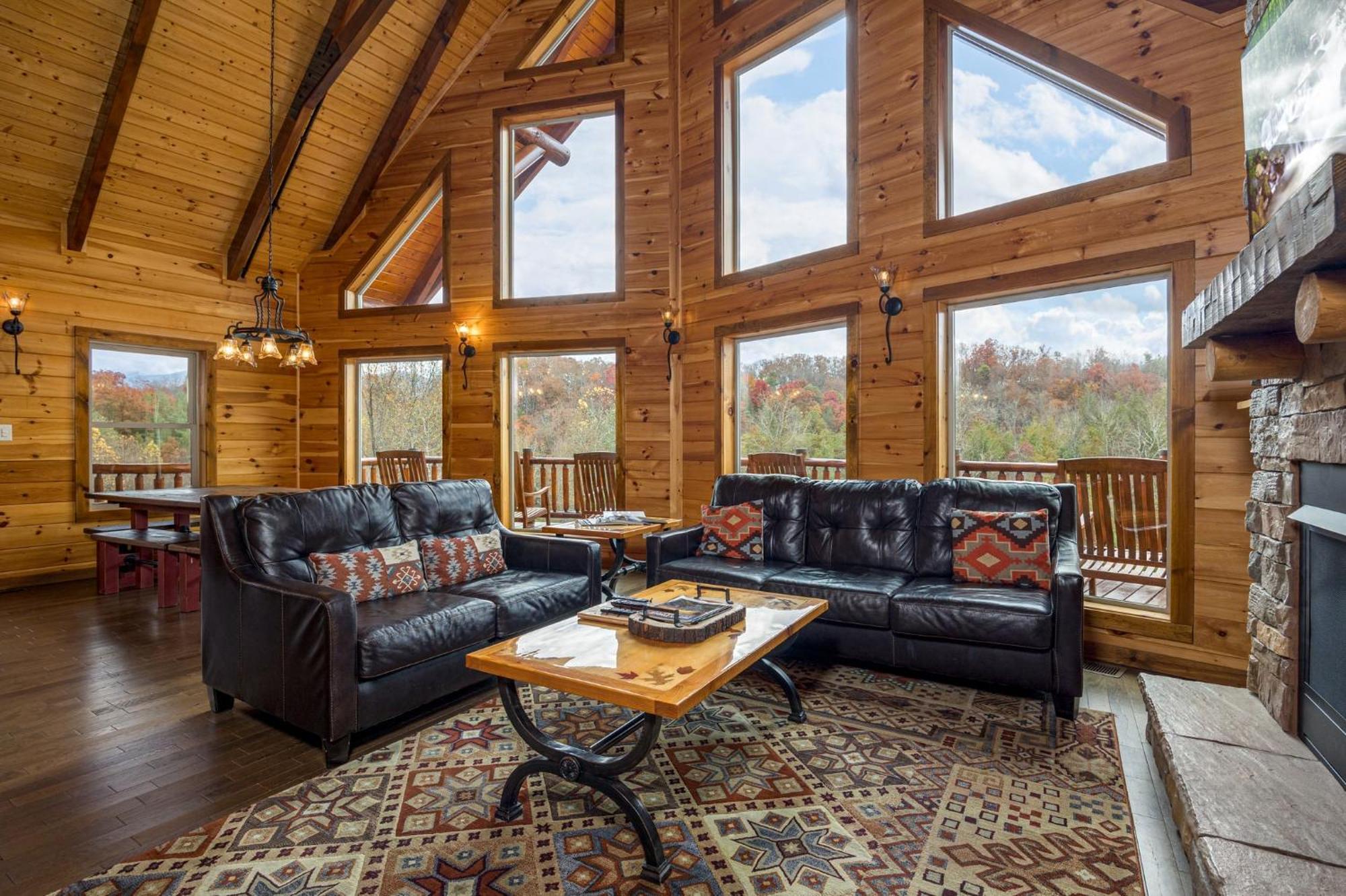 Ridge View Lodge Nature And Mountain View - Hot Tub - Firepit - Yard - Games Gatlinburg Exterior foto